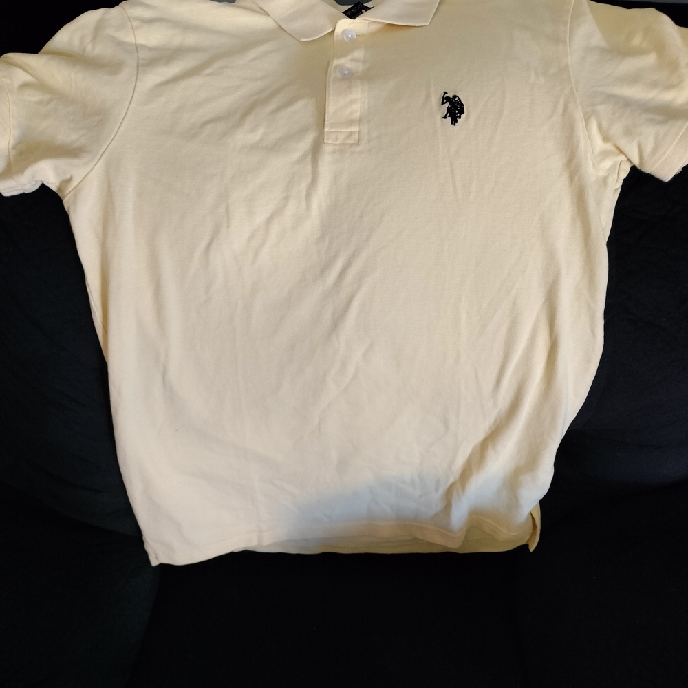 U.S. Polo Assn. Yellow Polo Shirt Classic Design Men's/Women's